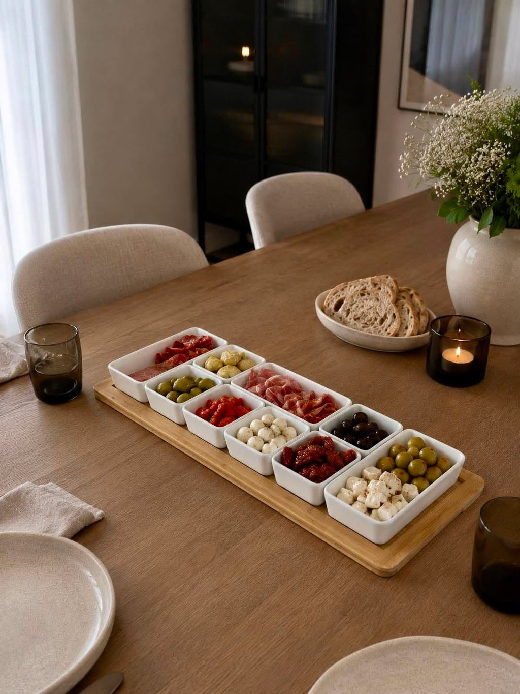 XL Tapasfat med 9 delar