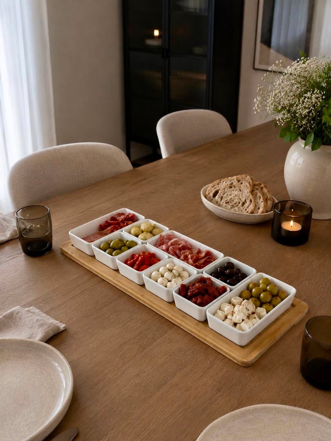 XL Tapasfat med 9 delar